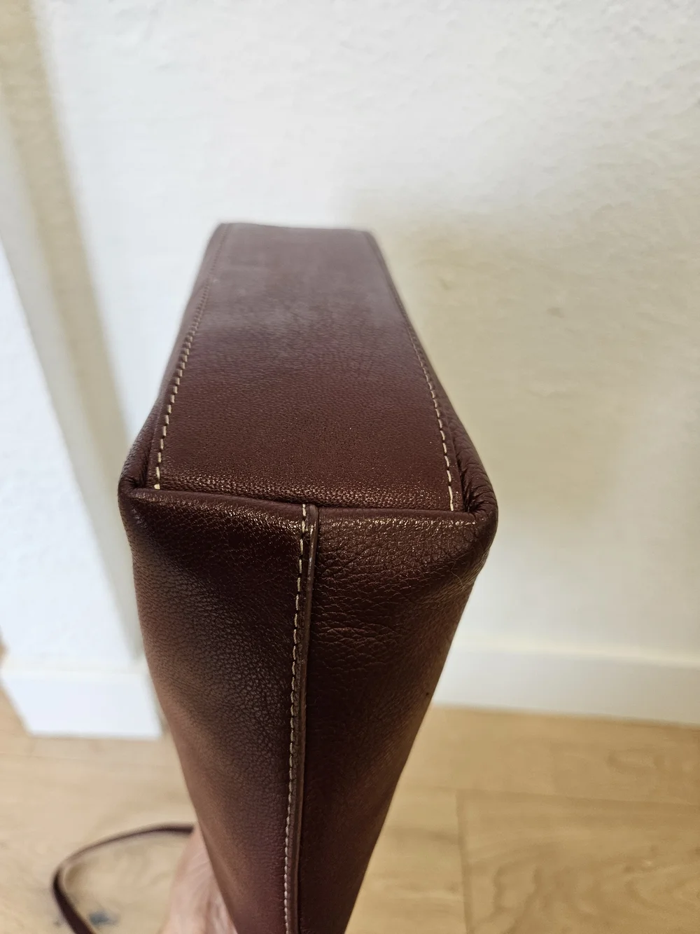 Lucky Brand Genuine Leather Crossbody Messenger Bag Boho Mahogany